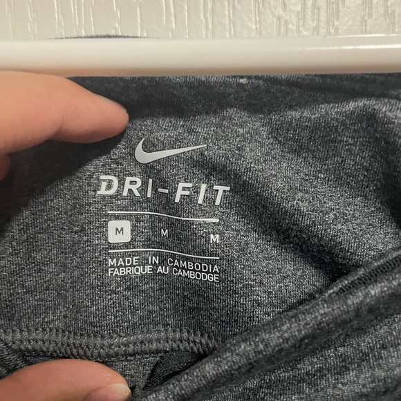 Grey Nike Running Capri Leggings - Picture 6 of 7